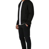 Black Suede Jacket for Men – Modern Casual Outerwear