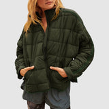 Gabriela - Lightweight, compact quilted jacket with a zipper