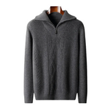 Taranto Merino Wool Zipper Sweater