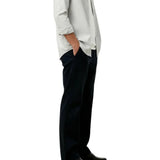 Men's Navy Chinos – Loose Fit