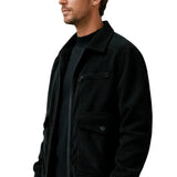 Men's Corduroy Jacket - Black