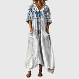 Ludwika - Maxi Dress with Colorful Pattern