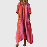 Maxi Dress with Colorful Pattern