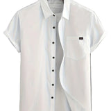 Casual Short Sleeve Cotton Shirt