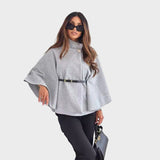 Selviora – Elegant jacket with butterfly sleeves and a belt