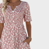Carmen - Loose and Light Floral Midi Dress