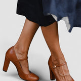 Bravina - Everyday Sandals with Low Heel
