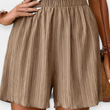Nina - Stylish Shorts with Front Pleats