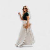 Maxi Pleated Skirt