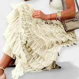 Valerie - Boho Skirt with Mesh Satin Finish
