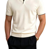 Tailored Piqué Polo with Contrast Details