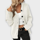 Brittan - Knit Sweater with Buttons