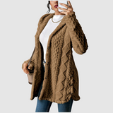 Štěpánka - Plush Hooded Cardigan