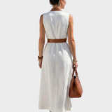 Lidia - Midi Dress with Contrast Detail
