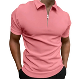 Gregorio - modern polo with half zip