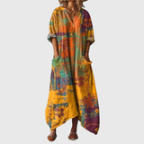 Janina - Maxi Dress with Colorful Pattern