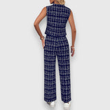Jasmína - Two-Piece Set with V-Neck and Matching Pants