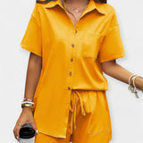 Karolina - Comfortable Set with Shirt and Shorts