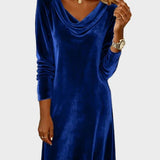 Frosina - Loose Velvet Dress