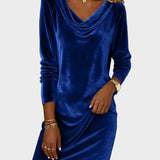 Frosina - Loose Velvet Dress