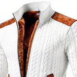 Valdenzo Knitted Jacquard Outdoor Jacket