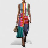 Tiffany – Multicolored Striped Sleeveless Dress