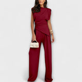 Michaela - Asymmetrical Set with Dramatic Shoulders