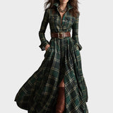 Evelyn - Classic Elegant Shirt Dress