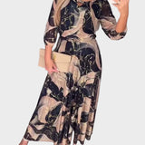 Anna - Elegant Chiffon Dress