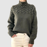 Štěpánka – Warm Sweater with Turtleneck