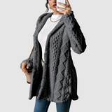 Štěpánka - Plush Hooded Cardigan