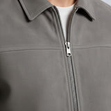Gray Suede Jacket for Men – Modern Casual Jacket