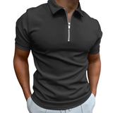 Gregorio - modern polo with half zip
