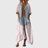 Maxi Dress with Colorful Pattern