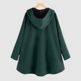 Zuzana - Quilted coat with a hood and buttons