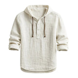 Adam – Linen Hoodie Shirt