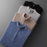 Deneb Cashmere Velvet Half-Zip
