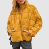 Gabriela - Lightweight, compact quilted jacket with a zipper