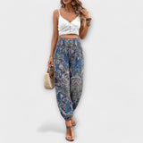 Scarlett - Pants with Ethnic Pattern