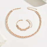 Fish Tail – Luxurious Shiny Jewelry Set Made of Glass and Crystals