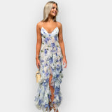 Maxi Dress with Ruffles
