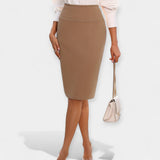 Meda - Midi Skirt with High Waist