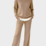 Lena - Elegant Sweater Set with Buttons