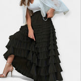 Kristýna - Elegant Tulle Skirt with Decorative Detail