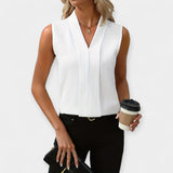 Leontýna - Elegant Sleeveless Top