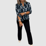 Ella - Blouse with Graphic Print