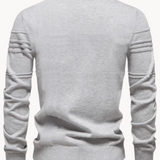 Men's Sweater in Plaid Pattern