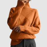 Ester - Textured Sweater with Turtleneck