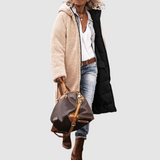 Laura - Winter coat with a reversible cut