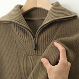 Taranto Merino Wool Zipper Sweater